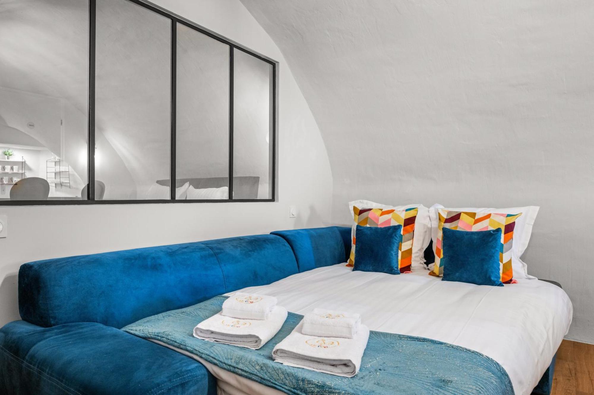 Le Coq Grimaldi - Wifi - Air Conditioning - Quiet โรกบรูน-กัป-มาร์แต็ง ภายนอก รูปภาพ